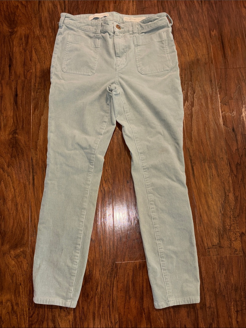 Pilcro and the Letterpress Mint Corduroy High-Rise Skinny Pants size 30
